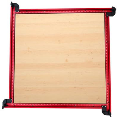 Cadre de gabarit de défonceuse réglable – Guide de gabarit carré | Gabarit de défonceuse variable pour créer des fentes carrées et rectangulaires, localisateur de trou de travail du bois, gabarit de