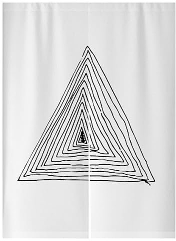 Küchenvorhänge Schwarzes Dreieck Scheibengardinen Polyester Vorhänge Kurz Waschbar Raumteiler Vorhang Türvorhang Langlebig Küchenvorhang Kurze Gardinen Verdickung Tür Vorhang 80x120cm