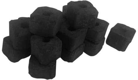 MOBUTOFU Smokeless Bamboo Charcoal Briquettes Small Pieces 1lb Pack Charcoal Hot Pot for Indoor Bbq and Outdoor Camping Heating