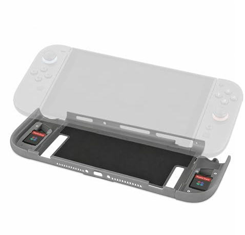 GENKI Force Field 2 for Nintendo Switch 2 Minimalist Case | Dockable Switch 2 Cover with Patented Flip-Hinge for Joy-Con 2 | Magnetic Controller Grip & Game Storage | Pro Slimline Console Armour