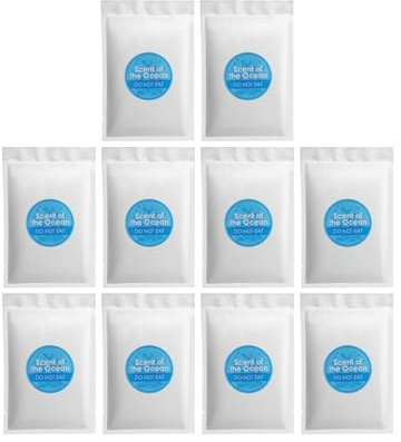 Mayking 10 Pezzi Pastiglie Aromatiche, Sacchetti Profumati, Pastiglie Deodoranti Per Ambienti, Accessori Aspirapolvere Per Acari, Profumo Del Mare