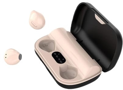 LIXSAZSE Noise-Canceling Wireless Earbuds with Charging Case Lightweight Sports Headphones for Gaming Laptop, Skin