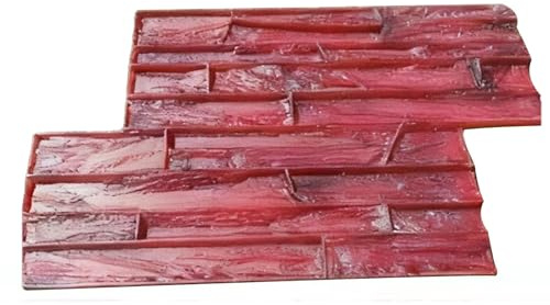 Estera De Estructura De Hormigón,Molde De Silicona Con Diseñotextura De Pared De Ladrillo,Sello De Cemento Para Hormigón,moldes De Hormigón Jardín,60 * 35CM(B)