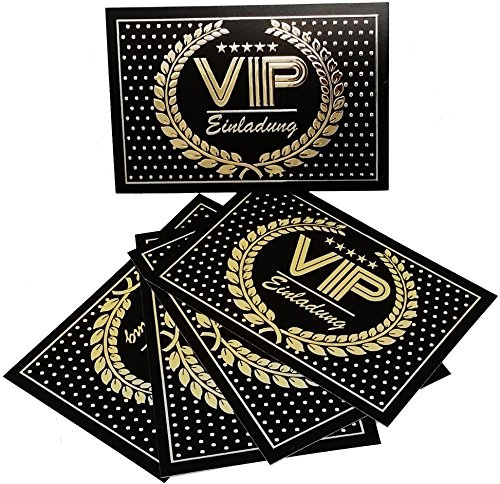 the lazy panda card company Set: 15 Einladungskarten Kindergeburtstag: VIP Geburtstagseinladungen Einladungen Geburtstag Kinder Mädchen oder Jungen (15 Karten mit 15 Briefumschlägen)