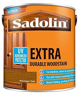 Sadolin Extra Durable Woodstain - Heritage Oak - 2.5L