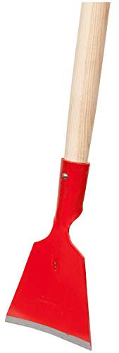 SHW-FIRE Rindenschäler in Bayerischer Form mit 140mm Breite und 120mm Holzstiel aus hochwertigem Spezialstahl Made in Germany