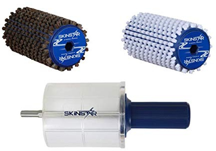 SkinStar Komplett Bürsten Set Rotorbürste WorldCup Professional 4-teilig 100mm