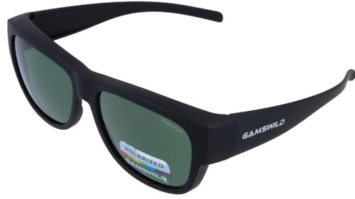 Gamswild WS6024 Überbrille - Sonnenbrille - Sportbrille - bruchsichere Polycarbonatgläser mit 100% UV400 Schutz – 26g