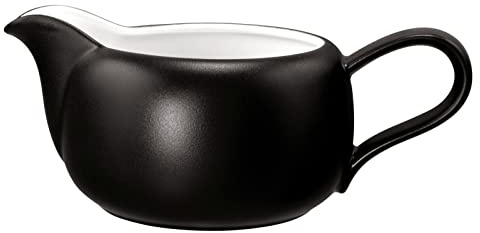 Seltmann 001.764294 Liberty Porcelain Rund Sauciere, 65164 Dekor, 0.60L Volumen, Samtschwarz | umen, Samtschwarz