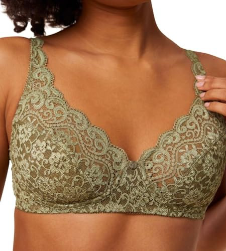 Triumph Women's Amourette N Bra, Martini Olive, 38D