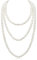 Tomedeks 1 Stück Perlenkette 150 Cm, Perlenkette Damen, Perlenkette Lang,1920S Gatsby Kostüm Accessoires Lange Perle Halskette,Dame Weiße Elegante Künstliche Perlen-Halsketten(Weiß)