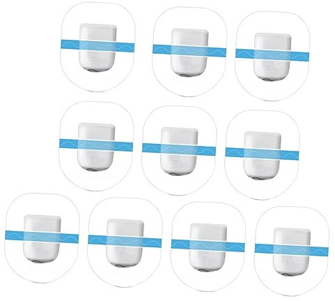 HAWILLOSCH 10stücke Pack Wasserdichte Sensor-aufkleber Mit -fixierung Einfach Zu Befestigende Sport-patches Aus Hochwertigem Tpu-material