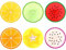 KGDUYC 6 Piezas Creativa Fruta Posavasos,Posavasos de Silicona para Bebidas para Vino,posavasos originales,coasters,Vidrio,Té- Mejor Bebida para el Hogar,Cerveza para Cocina Salón y Bar