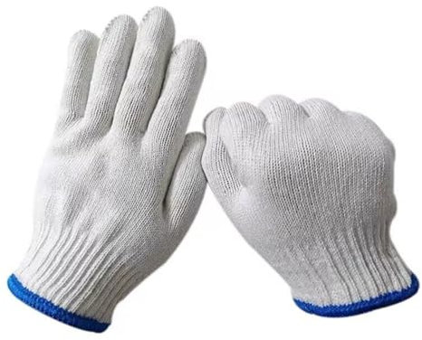 BgnEhRfL Handschuhe, Arbeitshandschuhe, verschleißfest und for Bauarbeiten, Schweißen, Holzarbeiten, Arbeitshandschuhe aus Baumwollgarn, rutschfeste Strickhandschuhe, Arbeit