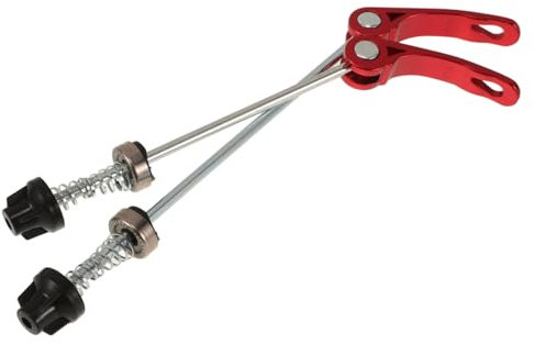 NULYLU Schnellspanner Fahrradnaben Satz Vorne Und Hinten Mit Hochleistungslagern Roter Radnabenspieß Aus Aluminium Universelle Steckachse Für Mountainbike Und Rennrad Radwechsel