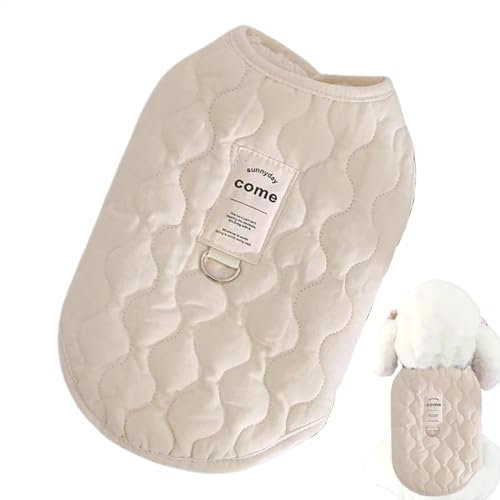 Hunde-Wintermantel, warme Plüschweste für den Winter, wattierter Welpen-Wintermantel, Winterzubehör für kleine, mittelgroße und große Hunderassen