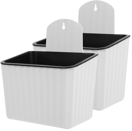 ibasenice 2pièces Jardinière Suspendue à Arrosage Automatique pour Plantes Intérieur Pots à Arrosage Automatique Jardinières à Conteneur De Fleurs