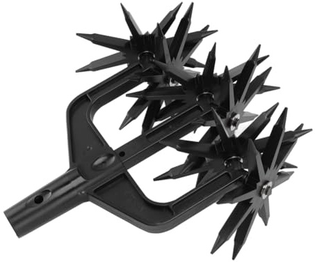 Osmond Scarificateur de Sol de Jardin pour Outil de Cultivateur Rotatif de Jardin 2 en 1 Scarificateur Ventilé et Motobineuse Rotative