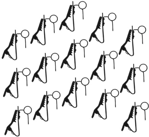 BESPORTBLE 15 Pièces Support De Microphone Clip De Microphone Pour Chemise Cravate Micro-cravate