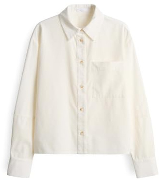OPUS Damen Langarmbluse | FRONE Boxy Cord Overshirt aus BCI Cotton Milk, 36
