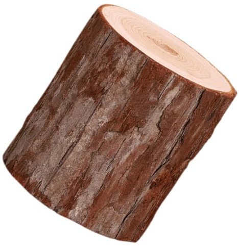 ARTSEWPLY Natürlicher Holz Stumpenkerzenhalter Teelichthalter Rustikal Holzscheiben Kerzenständer für Wohnraumdekoration Kompakt und Langlebig Geeignet für LED Kerzen und Teelichter
