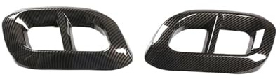 Silenciador De Escape Trasero Para Coche, Cubierta De Tubo De Escape Con Punta Para Mercedes Benz Para GLE GLS Clase W167 V167 X167 Coupe C167 2020-2022 Coche Para Cubierta Tubo(Carbon fiber)