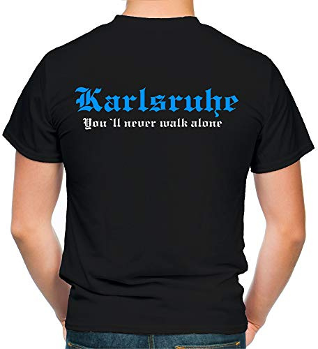 Karlsruhe Kranz T-Shirt | Liga | Trikot | Fanshirt | Bundes | M2 (XL)