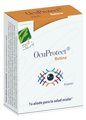 OcuProtect® Retina - Salud Ocular - Omega-3 DHA y EPA de Krill NKO® - Extracto de Azafrán Affron® EYE - Protección de la Retina - Con Luteína, Zeaxantina y Betacaroteno - 30 Perlas - 100% natural