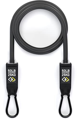GJELEMENTS Resistance Band - Premium Fitnessband - Widerstandsband für Krafttraining, Muskelaufbau, Training, Übungen, Gym, Physiotherapie - 25 kg