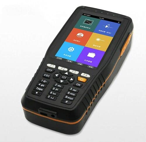 Bulipu 60km OTDR Fiber Optic Tester With 4” Touchscreen Handheld 4in1 OTDR +VFL+OPM+OLS 1310/1550nm 22/20dB Optical Time Domain Reflectometer