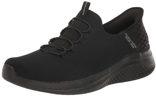 Skechers Herren Low-Top Sneaker Summits HIGH Range, Männer Slip-On,Sportschuhe,Slip-ons,Skater,Low-top,Slipper,Mokassins,Schwarz BBK,45.5 EU