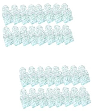 minkissy 40 Stk Fersensticker spenden Feuchtigkeit hohe Fersengriffe Moleskin-Blase Unsichtbare Fersenpolster Transparente Fersenpolster Schuheinlagen Fersenaufkleber Blasenpolster Hacke