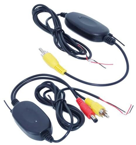 MICMXMO 2,4G Drahtlos Signal Empfänger und Sender für das Kabellos Adapter Autoumkehr Parksystem und die Funk Rückfahrkamera, für das Fahrzeug Vordere Auto-Kamera