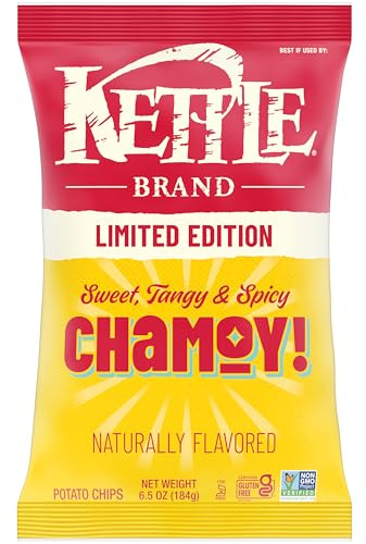 Kettle Brand Limited Edition Chamoy Flavored Potato Chips, 6.5 Oz Bag