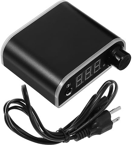 FOMIYES Mini Tattoo Power Supply Mit Lcd-display Tragbare Transformator-stromversorgung Für Liner Und Shader Für Anfänger Und Profis Im Tattoo-studio