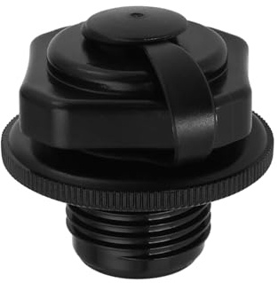 YINETTECH 1 couvercle de valve de rechange pour baignoire gonflable, diamètre 23,5 mm, compatible avec Bestway, pièce de rechange Lay-Z-Spa F4C009B en plastique noir