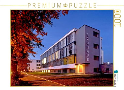 CALVENDO Puzzle Das berühmte Bauhaus Dessau, Dessau-Roßlau | 1000 Teile Lege-Größe 64 x 48 cm Foto-Puzzle für glückliche Stunden