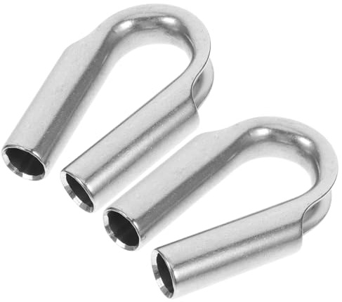 Manguito de engarce de cable de acero, Manguito de Anillo triangular de acero inoxidable, collar, cuerda de alambre, guardacabos, virola