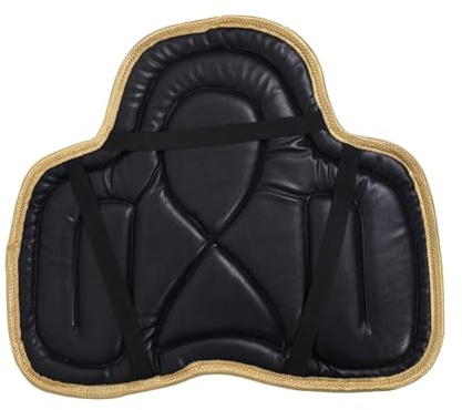 Harilla Saddle Pad Equestrian Seat Cushion Equestrian Riding Accessories Riding Pad Horse Back Saddles Blanket 21.65inchx17.72inch , Black