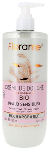 Florame - Crema de ducha con leche de avena, para pieles sensibles (750 ml)