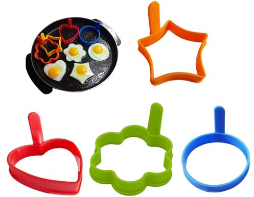 Stampo per uova, stampo per uova, resistente al calore, per omelette, , hamburger, colazione