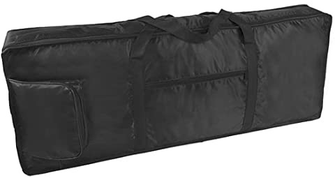 Funda para teclado eléctrico de 61 teclas, protector de polvo portátil para piano eléctrico, con correa ajustable, bolsa de almacenamiento para teclado de 61 teclas, 61