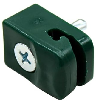 DOJA Barcelona Clips de Clôture Résistant - Pack 50 - Couleur Verte - Clips de Fixation pour Installation Facile - Clips Grillage Rigide Assurant - Support Fiable et en Plastique Rapide