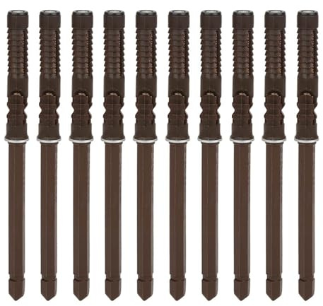Tyenaza 10 Pezzi 10x100 Kit di Staffe di Fissaggio per Mensole a Muro a Scomparsa, Accessorio