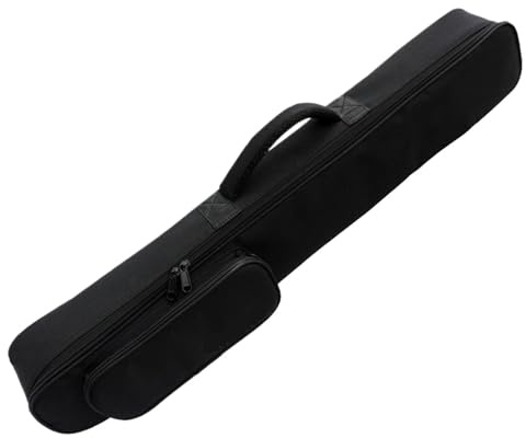 Gigbag für Altsaxophon Sopransaxophon-Klarinettentasche, leichte Aufbewahrungstasche for Musikinstrumente, wasserabweisend, mit Außentasche, Sax Gig(Black)