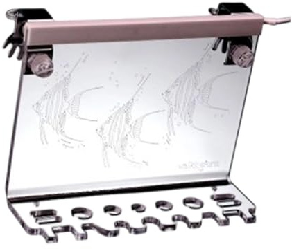 Sharplace Aquarium Tool Holder Organizer Wall Mounted Convenient Acrylic Fish Painting Aquarium Tool Storage Rack for Tweezer Clips, Angelfish