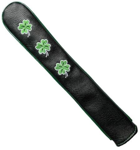 Copertura per bastone da golf, in pelle PU, 2 mazze da golf, custodia protettiva per allineamento mazze da golf, borsa da viaggio, custodia in pelle resistente, accessorio per allenamento golf