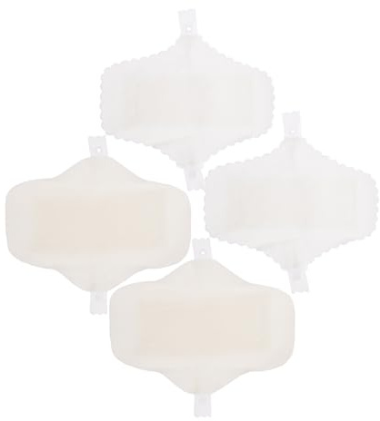 IMIKEYA Toallas Sanitarias Reutilizables de 18 Cm para Mujer, Algodón Transpirable Capa, Lavables y Cómodas, 4 Piezas (2 Borde de Encaje 2 Lisas), Protección Eficaz para Uso Diario