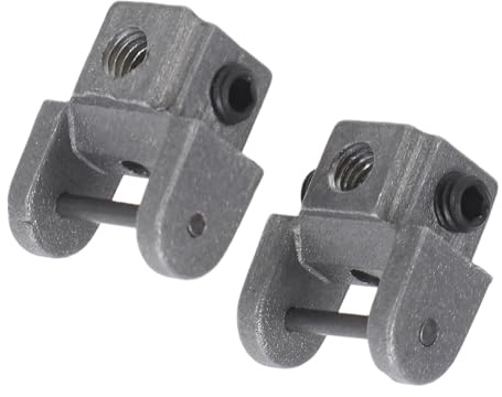 Zerodeko Supporto per Lame Seghetto Alternativo 2 Pezzi in Metallo Resistente Morsetto a Lama senza Perno, Adattatore per Utensili da Taglio, Accessorio per Lavorazione Legno e