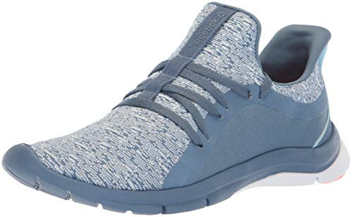 Reebok Damen Print Her 3.0 Laufschuh, Knot-Blue Slate/SPRT White/D, 35 EU